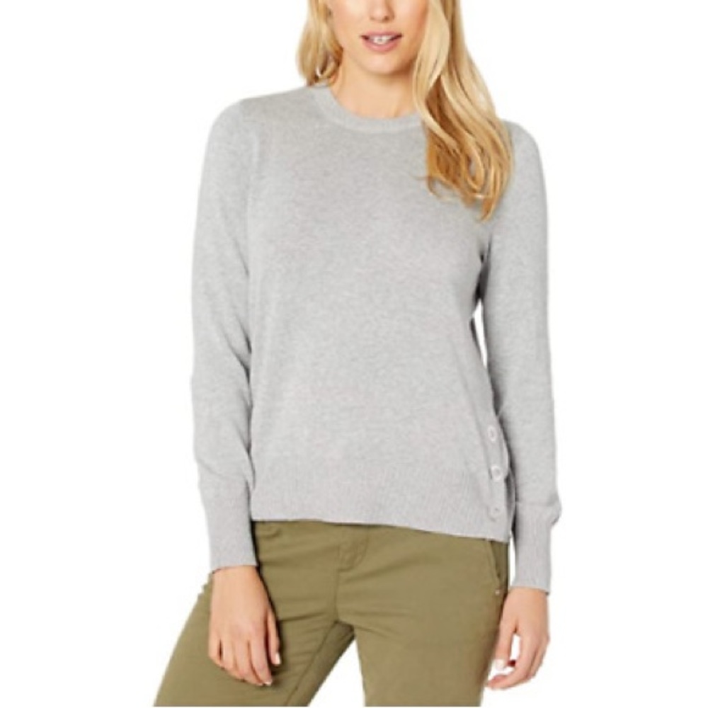 Michael Kors Women’s Crew Neck Grey Sweater Size extra small classic, XS